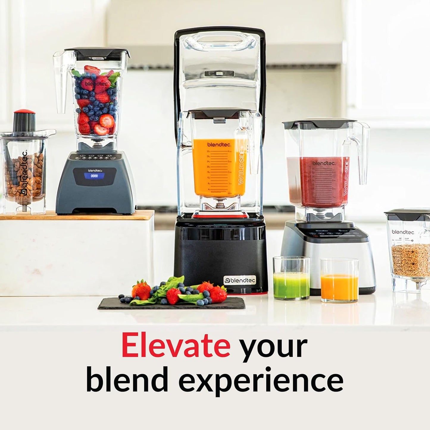 Professional 800 - Blender with Wildside+ Jar (90 Oz) for Smoothies & Frozen Drinks - Quietest Professional-Grade Power - 11-Speed Touch Slider - Easy to Clean - Black