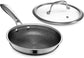 Hybrid Nonstick Frying Pan, 12-Inch, Stay-Cool Handle, Dishwasher and Oven Safe, Induction Ready, Compatible with All Cooktops