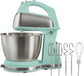 Classic Stand and Hand Mixer, 4 Quarts, 6 Speeds with Quickburst, Bowl Rest, 290 Watts Peak Power, Black and Stainless