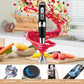 Cordless Immersion Blender Handheld: Powerful Rechargeable Electric Hand Blender, 21-Speed & 3-Angle Adjustable with Stainless Steel Blades for Milkshakes, Smoothies, Soup, Puree, Baby Food (Black)