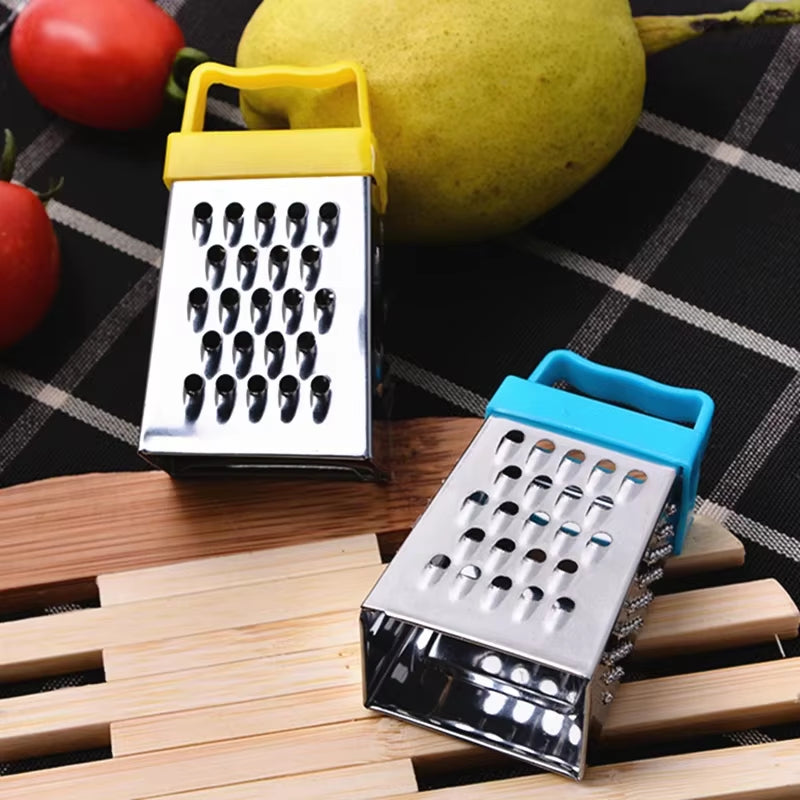 Stainless Steel Mini Four-Sided Cucumber Grater Fruit Planer Cheese Slicers Carrot Vegetables Cutter Home Smart Kitchen Gadgets