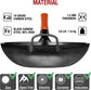 Carbon Steel Wok Pan – 13,5 “ Stir Fry Pans - Chinese Wok with Flat Bottom Pow Wok - Traditional Japanese Woks - Black Carbon Steel