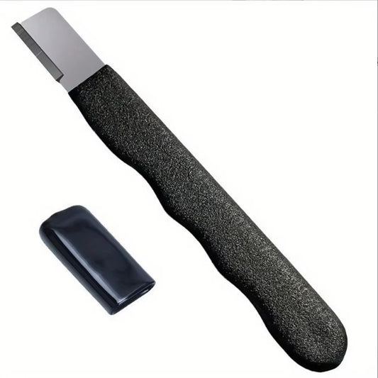 Metal Knife Pruning Sharpening Stone Handheld Garden Shear Scissors Sharpener with Lid Mini Portable Knife Sharpener Grindstone