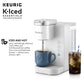 K-Iced Essentials Iced and Hot Single-Serve K-Cup Pod Coffee Maker, White