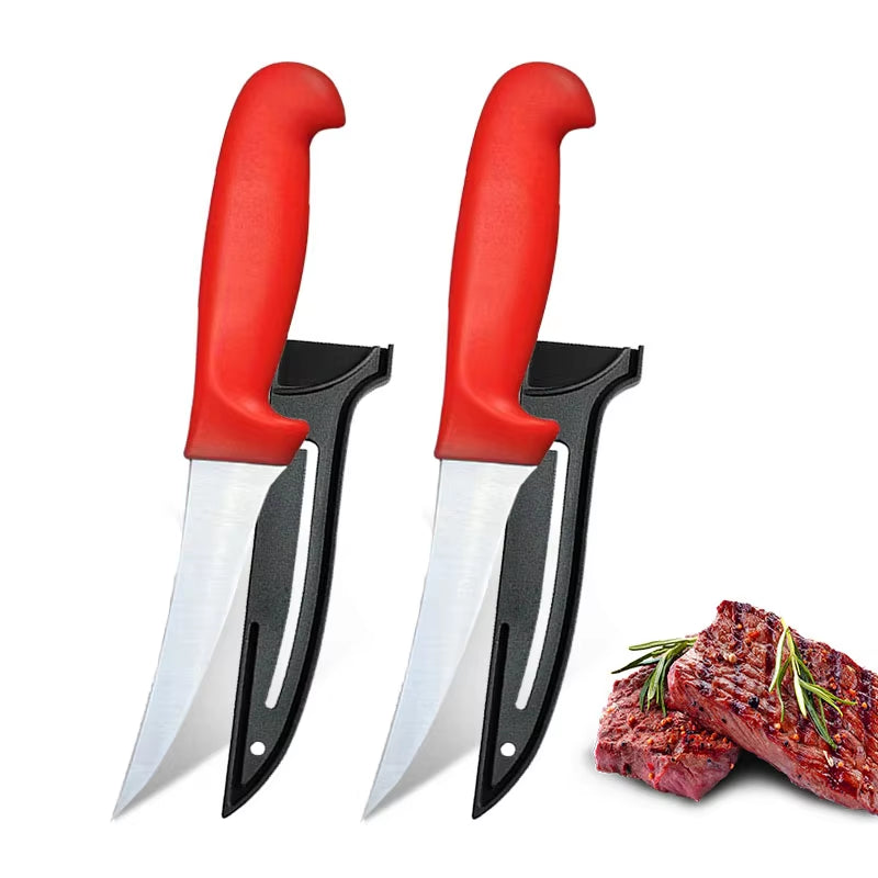 Professional Chef Knife Meat Cleaver Stainless Steel Fillet Boning Knife Fruit Cutter Fishes Slicing Knives and Accessories