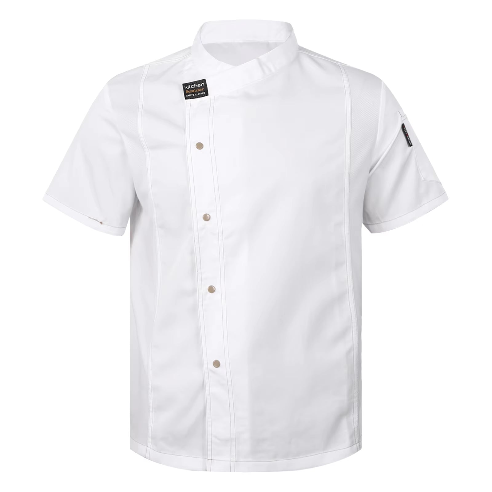 Mens Womens Chef Tops Hotel Restaurant Canteen Cake Shop Cafe Costume Kitchen Food Service Work Uniform Chef Coat Cook Jacket