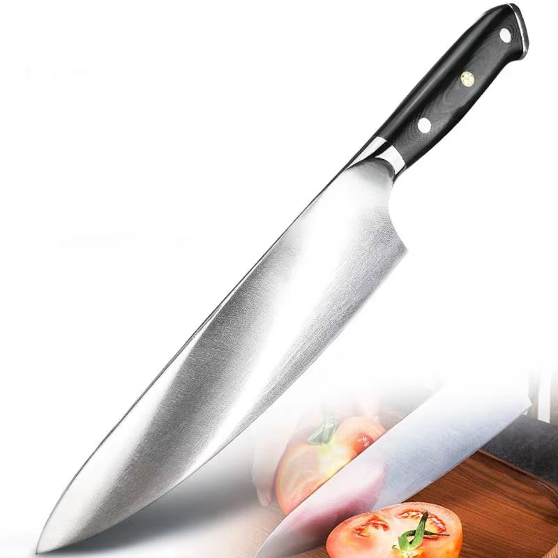 Kitchen Knife 8 Inch Professional Chef Knife High Carbon 4116 German Stainless Steel Santoko Cleaver Meat Knife Cook Accessories