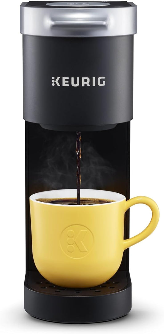 K-Mini Single Serve K-Cup Pod Coffee Maker, 6 to 12Oz Brew Size, with Cord Storage, Perfect for Small Spaces, Black