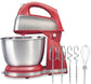 Classic Stand and Hand Mixer, 4 Quarts, 6 Speeds with Quickburst, Bowl Rest, 290 Watts Peak Power, Black and Stainless