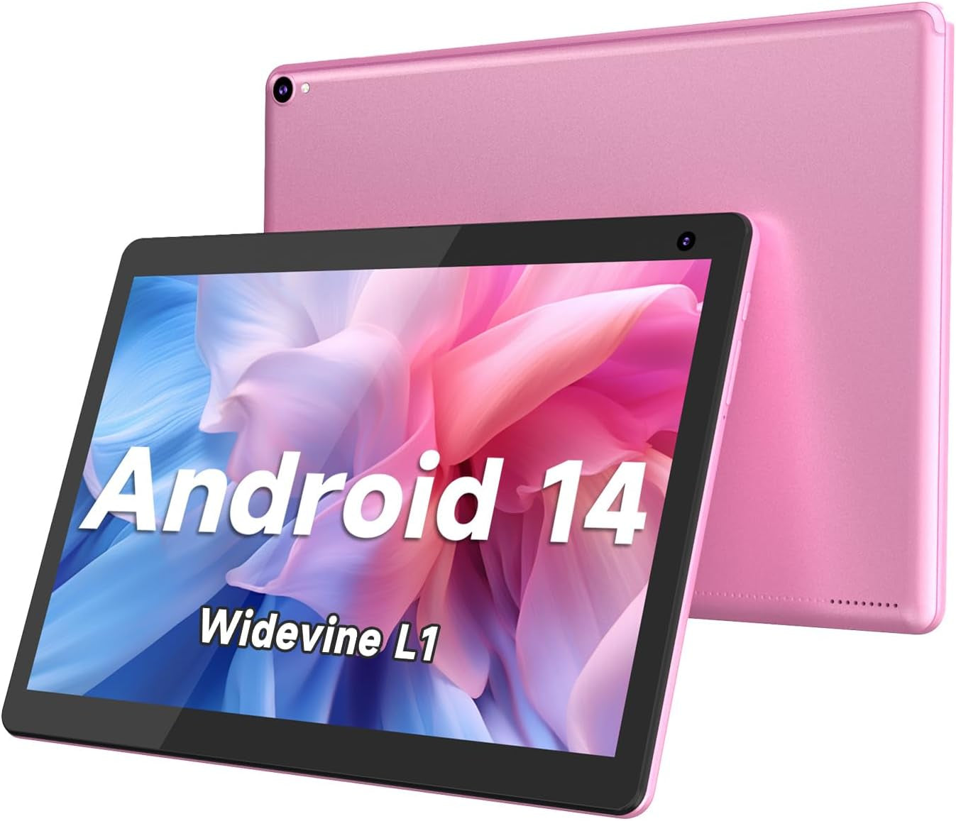 Tablet 10 Inch, Tablets Android 14, Quad-Core Processor 32GB Storage Tablet Computer, 6GB RAM, 8MP Camera, AM, FM, Wifi, IPS Screen 6000Mah Long Battery Life Tableta