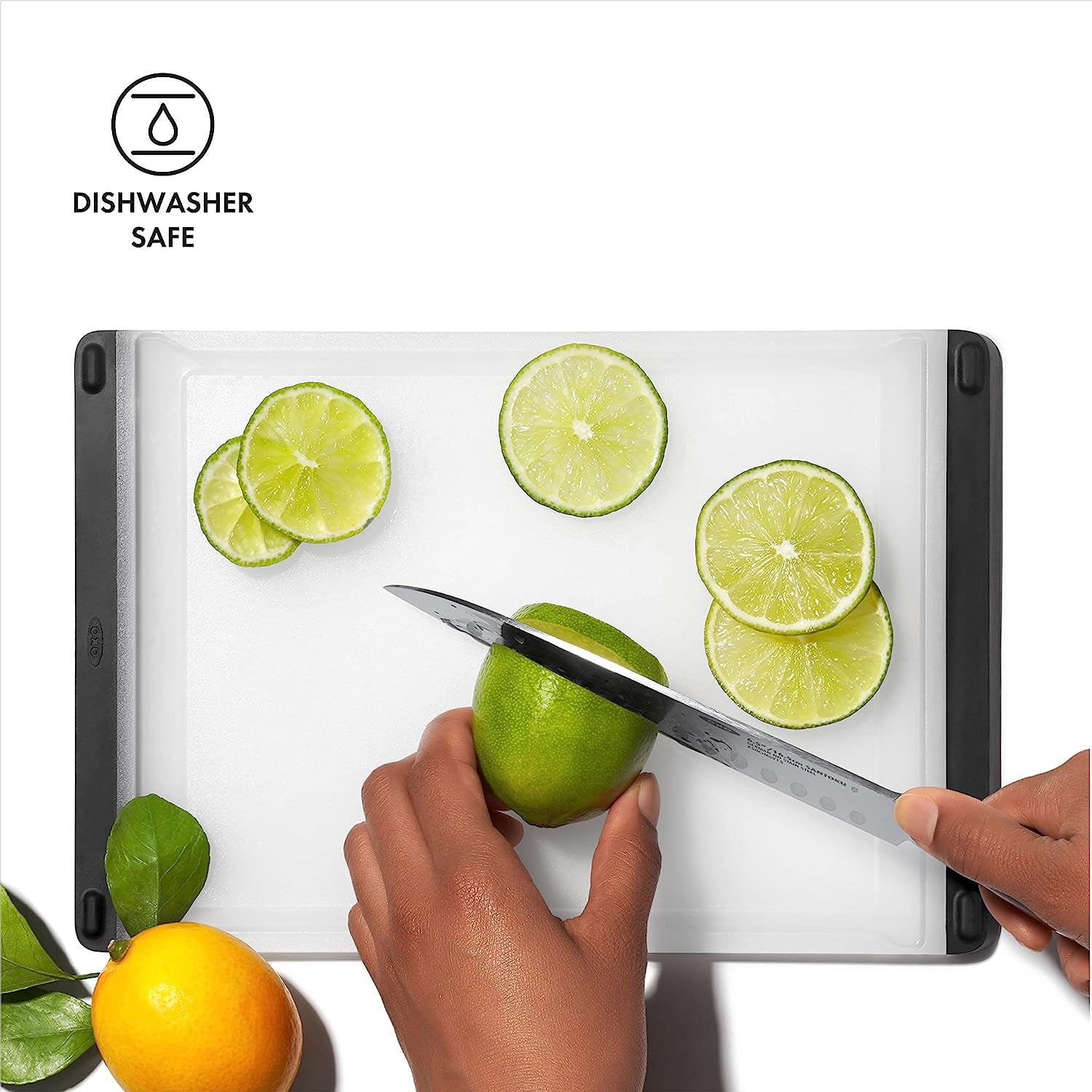 Good Grips 2-Piece Plastic Cutting Board Set (Pack of 1),Clear