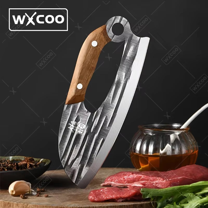 Chopping Knife Labour-Saving Chopper Household Kitchen Ultra-Sharp Slicing Knife Cut Vegetables and Meat Professional Chef Knife