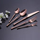 10/15/20/25/30Pcs Gold Tableware Dinnerware Stainless Steel Cutlery Set Sliver Knife Fork Spoon Set Kitchen Utensils Flateware