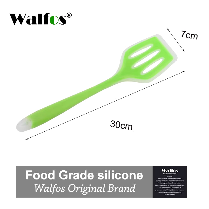 Nonstick Silicone Slotted Turners Pot Shovel Cooking Spatula Fried Shovel Flexible Silicone Frying Pan Turner Spatula