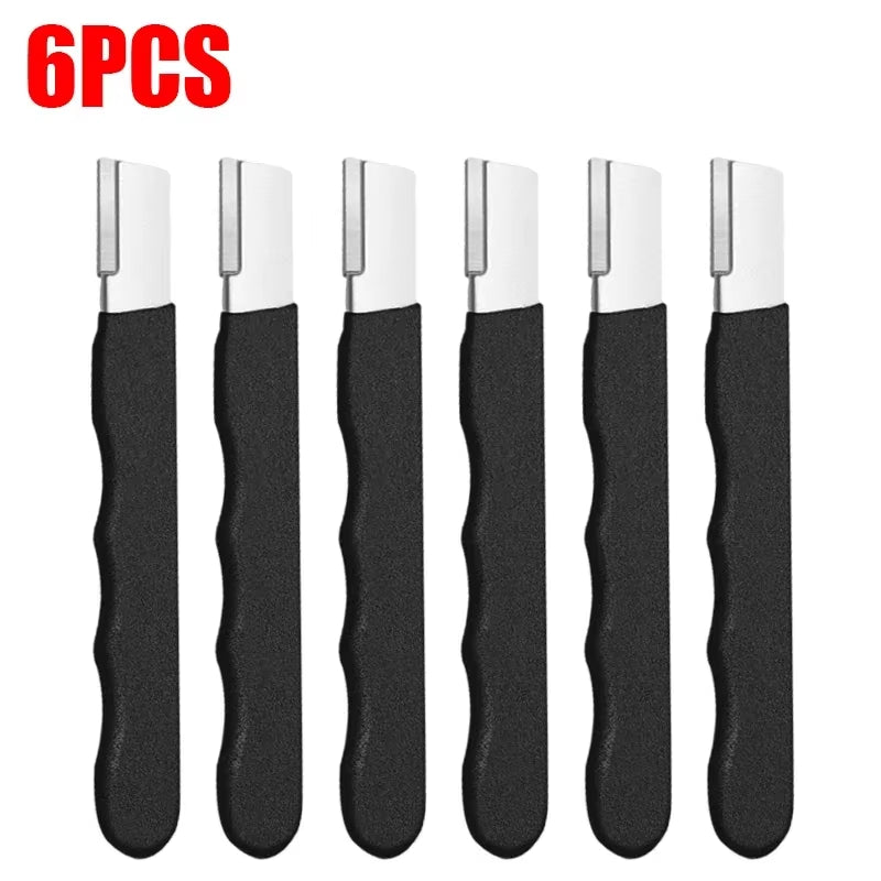 6/1PCS Quick Sharpener Alloy Steel Portable Manual Knives Grinding Sharpener Scissor Knife Sharpening Stone Kitchen Scraper Tool