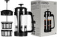 - P3 French Press - Double Micro-Filtered Coffee and Tea Maker, Grit-Free and Bitterness-Free Brews, Ideal for Loose Tea and Coffee Grounds - (Black, 32 Oz)