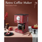 Drip Coffee Maker, Coffee Machine with 25 Oz Glass Coffee Pot, Retro Style Coffee Maker with Reusable Coffee Filter &Amp