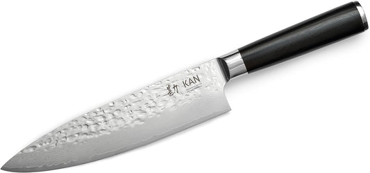 Core Professional Chef Knife 8-Inch VG-10 67 Layers Damascus Ambidextrous (Hammered Japanese VG-10 Blade, G10 Handle-Upgraded Version)