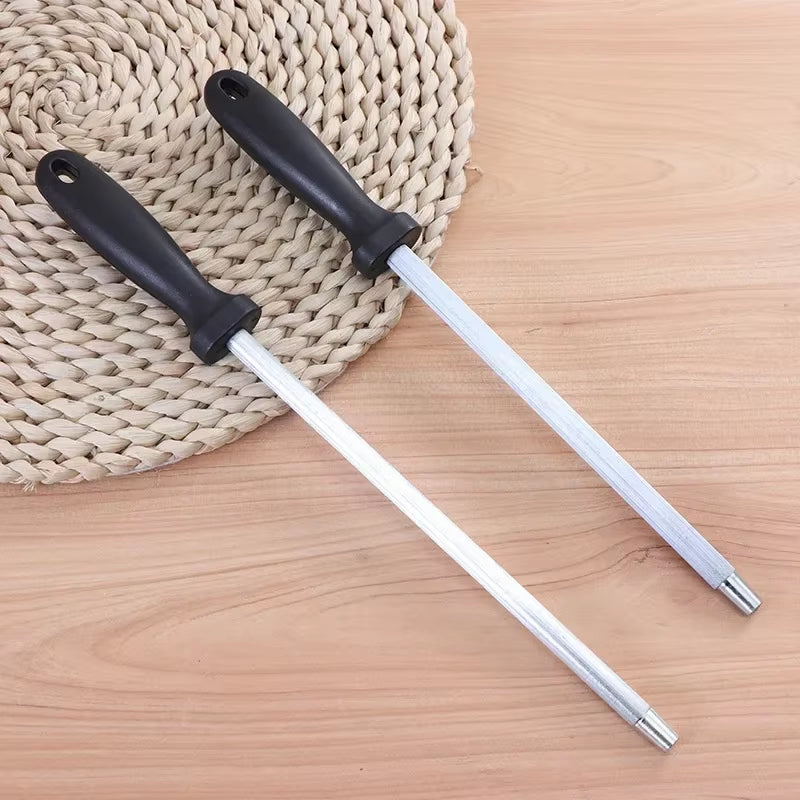 Diamond Sharpening Rod Tungsten Steel Carbon Steel Kitchen Gadgets Slaughterhouse Butcher Ceramic Household Knife Sharpener