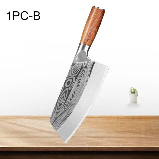 Professional Kitchen Knives Stainless Steel Forged Boning and Chopping Knife Sharp Meat Cleaver BBQ Cooking Tools Fruit Peeler