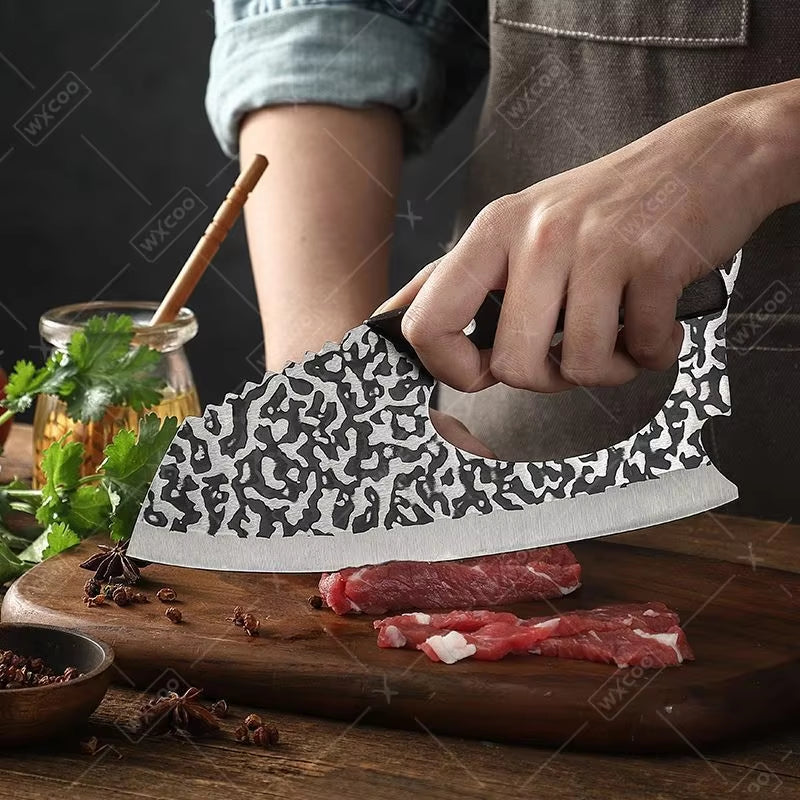 Household Kitchen Knife Effort Saving Chef‘S Knife Stainless Steel Handmade Forged Knife Professional Boning Knife Chopper Knife