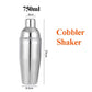 Stainless Steel Cocktail Shaker Set Mixer Bartender Kit Cobbler Boston Shaker Bars Set Tools Jigger Mixer Muddler Pourer Spoon