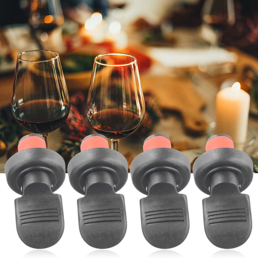 Wine Bottle Stopper Bar Hand Press Sealing Cap Beers Cork Plug Seal Lids Fresh-Keeping Wine Bottle Plug Rubber Bottle Stopper