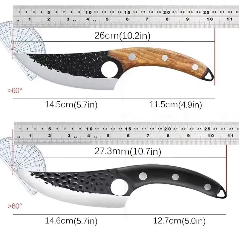 Handmade Forged Kitchen Knife Butcher Knife Boning Knives Meat Cleaver Vegetables Cutter Professional Household Chef Cook Knife