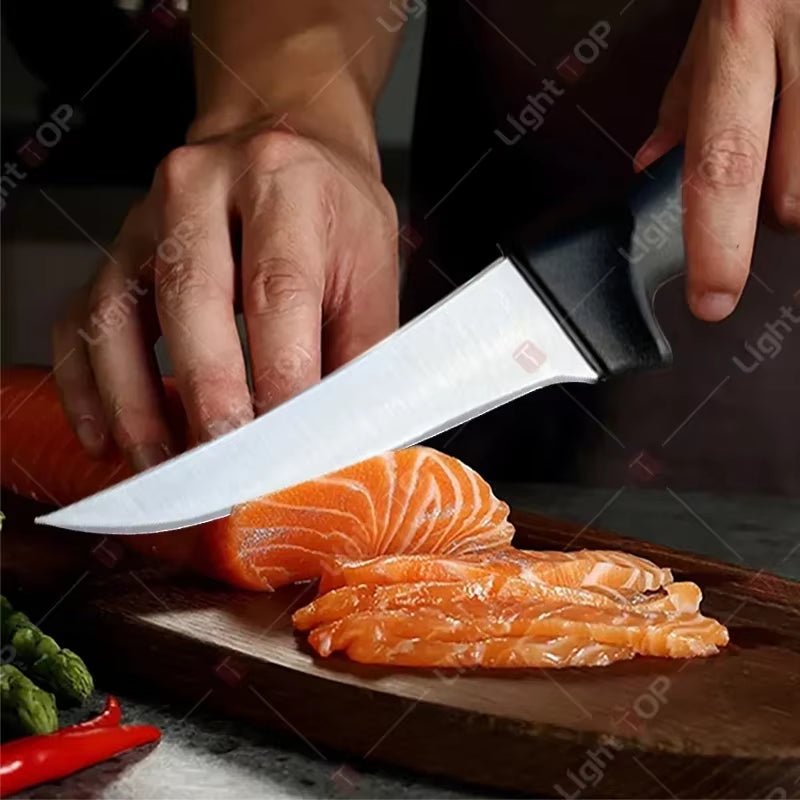 Professional Chef Knife Meat Cleaver Stainless Steel Fillet Boning Knife Fruit Cutter Fishes Slicing Knives and Accessories