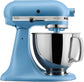 Artisan Series 5 Quart Tilt Head Stand Mixer with Pouring Shield KSM150PS, Contour Silver