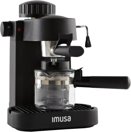 USA GAU-18202 4 Cup Espresso/Cappuccino Maker,120 Volts, Black