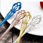 Golden Stainless Steel Cutlery Set Royal European Spoon Fork Complete Tableware Retro Design Dishwasher Safe Elegant Flatware